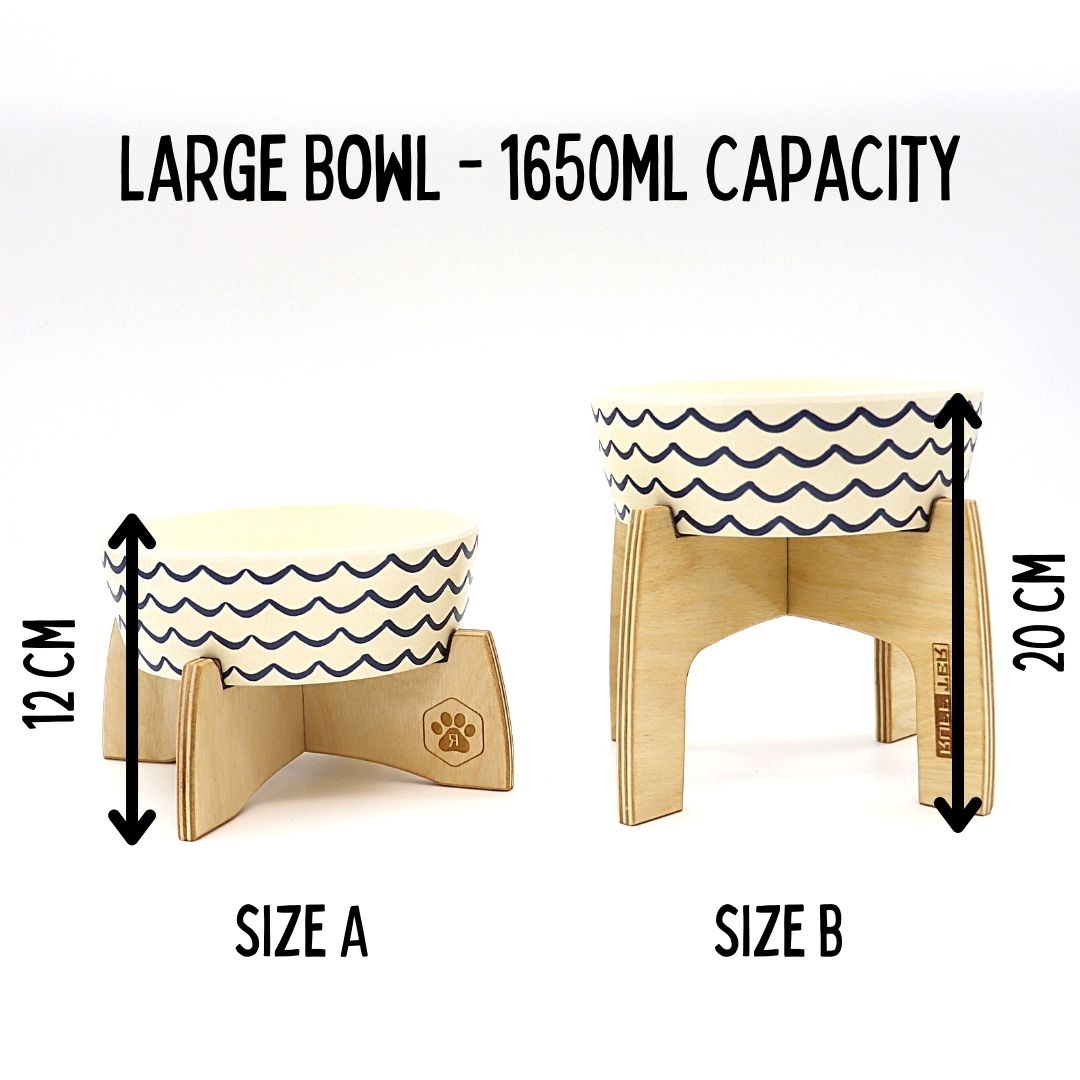 2 x Bowl Stand Combo Deal - 1650ml Bowls - Bamboo Bowl From BECO