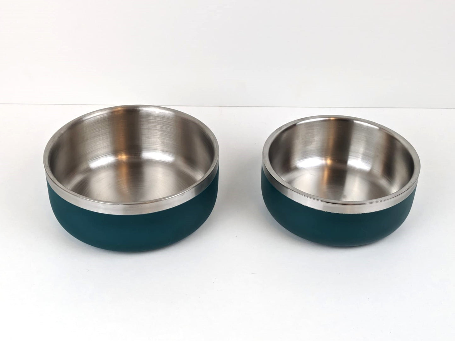 Teal - Stainless Steel Bowls (Metal)
