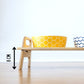 Double Bowl Stand - Bamboo Bowl - Honeycomb
