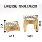 Single Bowl Stand - 1650ml Bowl Large - Bamboo Bowl From BECO