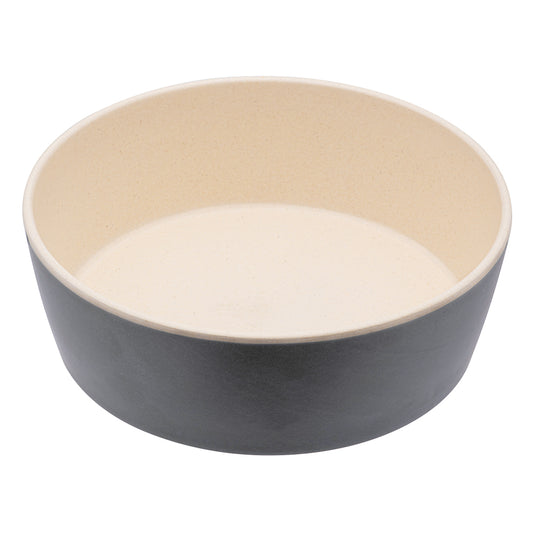 Double Bowl Stand - Bamboo Bowl - Coastal Grey