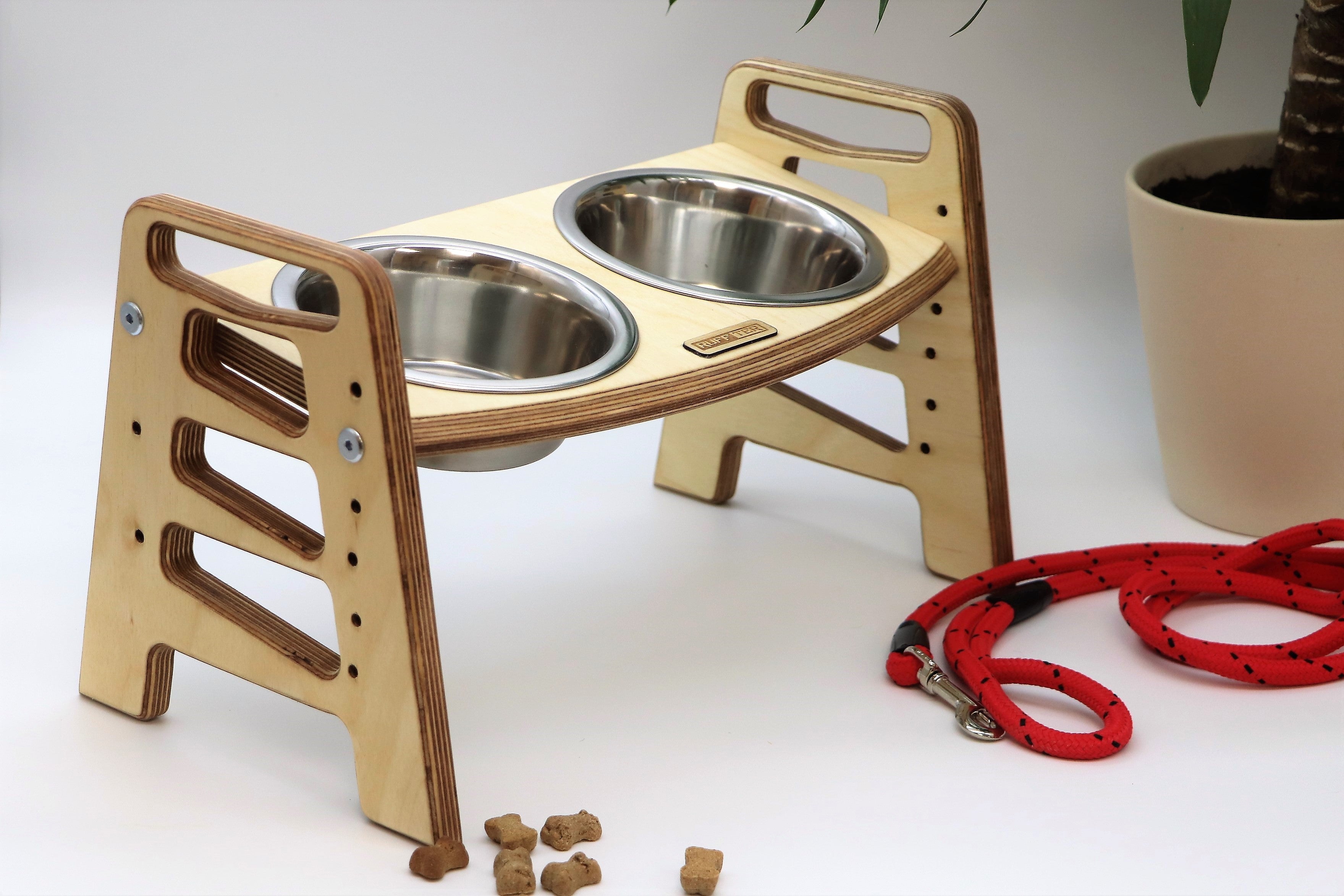 Adjustable dog bowl sales stand