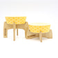 Single Bowl Stand - Bamboo Bowl - Honeycomb BECO
